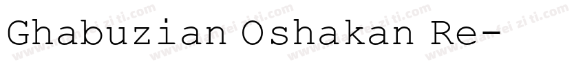 Ghabuzian Oshakan Re字体转换